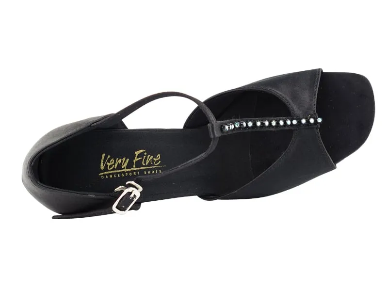 1609 Black Satin & Stone