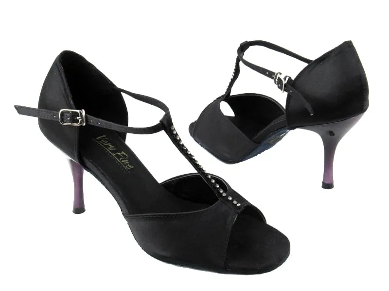 1609 Black Satin & Stone