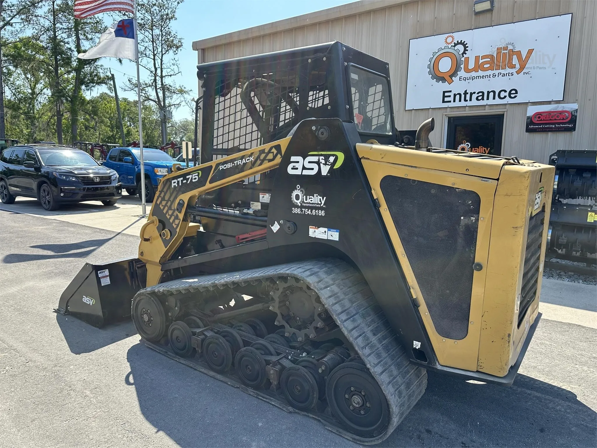 2017 Asv Posi-Track RT75 | 74 HP | Track Skid Steer