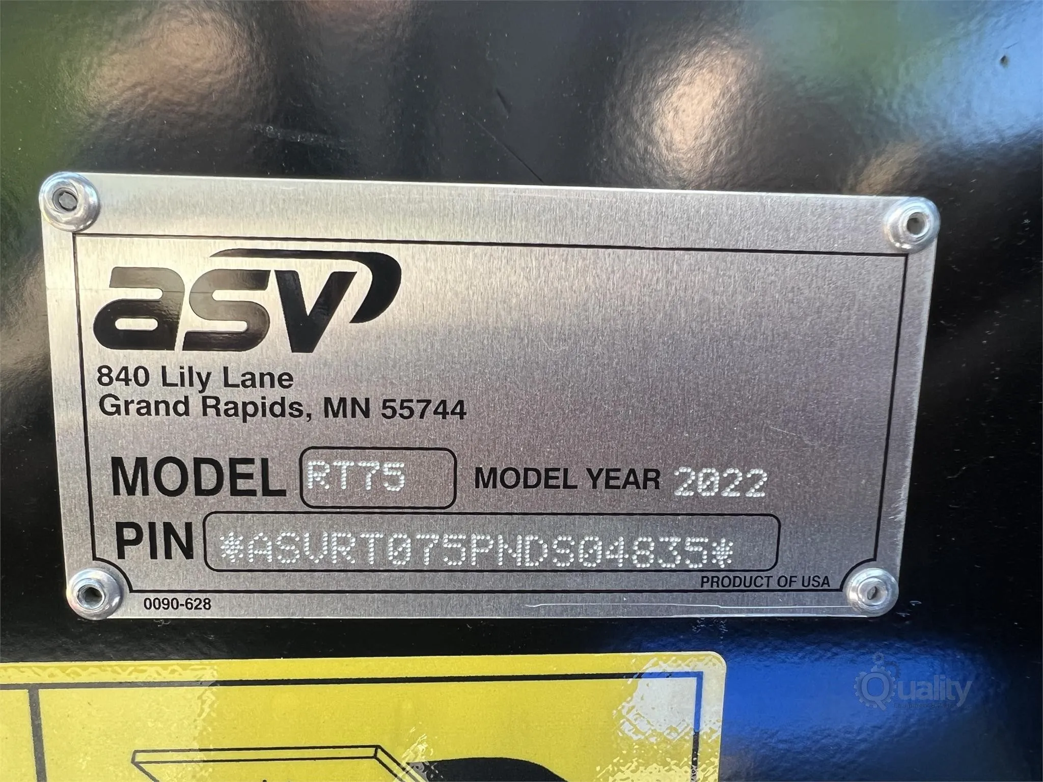 2023 Asv Posi-Track RT75 MAX | 74 HP Engine | Track Skid Steer