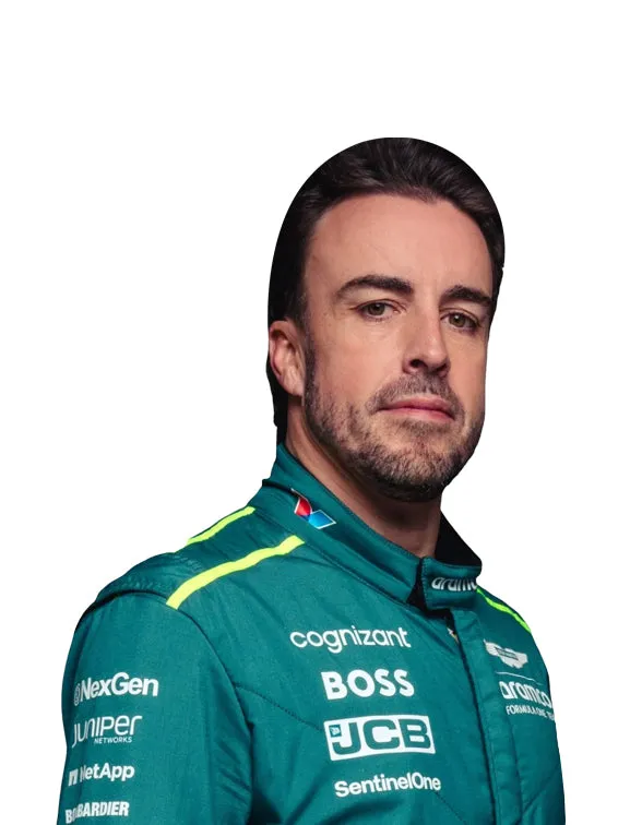 2024 Fernando Alonso Aston Martin F1 Race Suit REPLICA