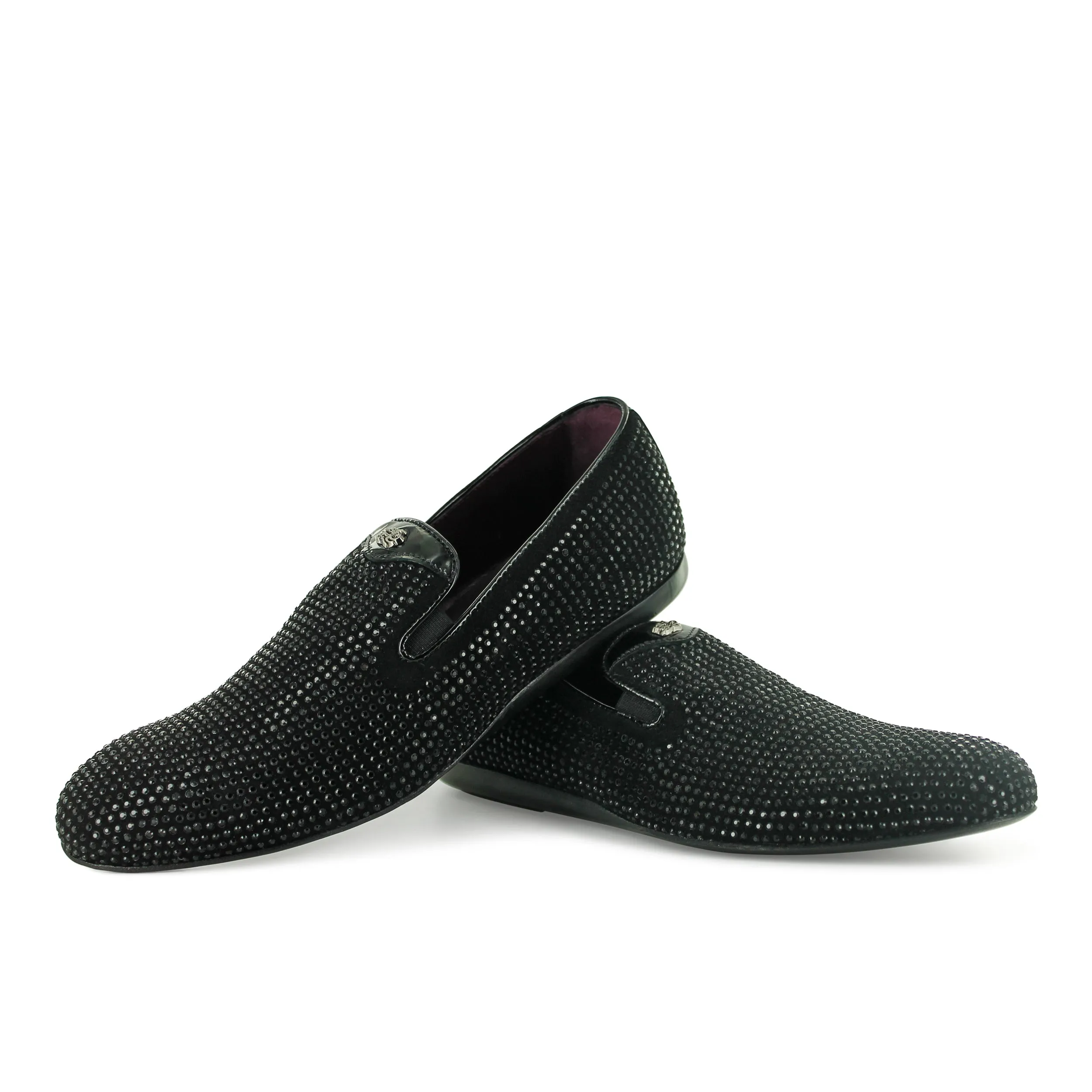 3206 - Black X Diamonte