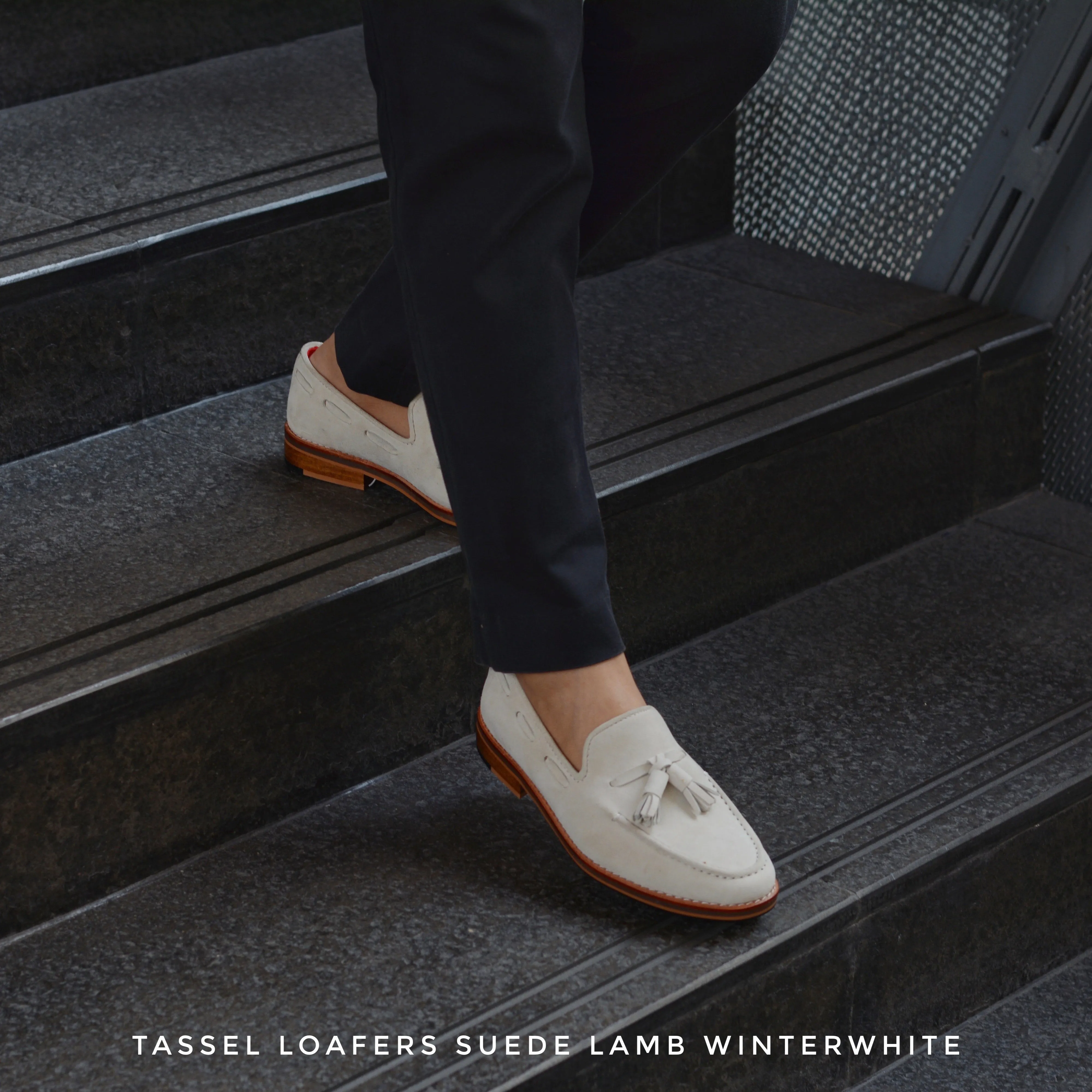503 Tassel Loafer X Suede Lamp WinterWhite