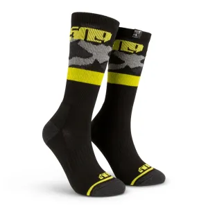 509  Mens Black Camo Route 5 Casual Socks Cotton Polyester Blend Warm Snowmobile