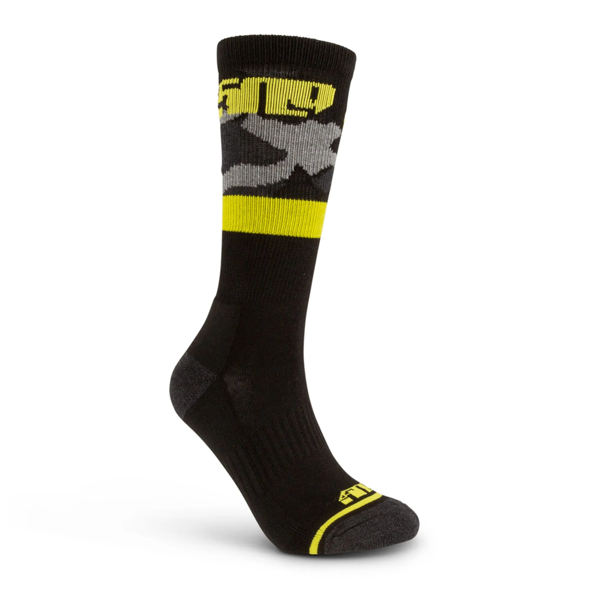 509  Mens Black Camo Route 5 Casual Socks Cotton Polyester Blend Warm Snowmobile