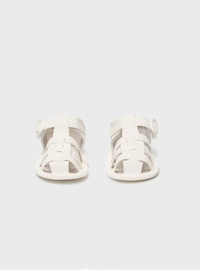 9738 Unisex Baby Strappy Sandals Natural