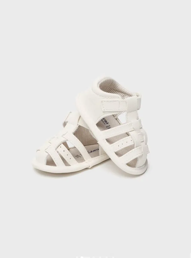 9738 Unisex Baby Strappy Sandals Natural