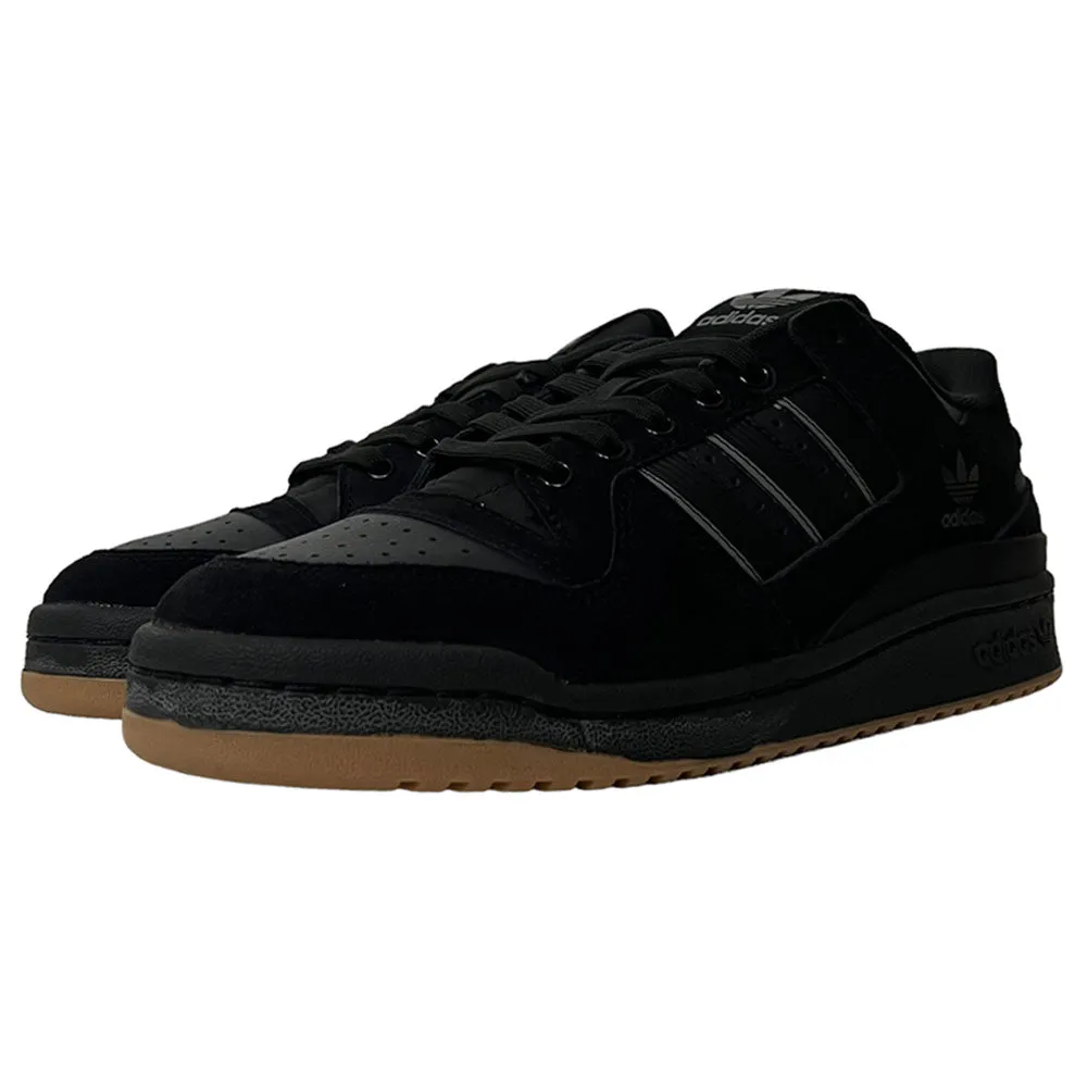 Adidas Forum 84 Black Carbon Grey Suede Leather Shoes