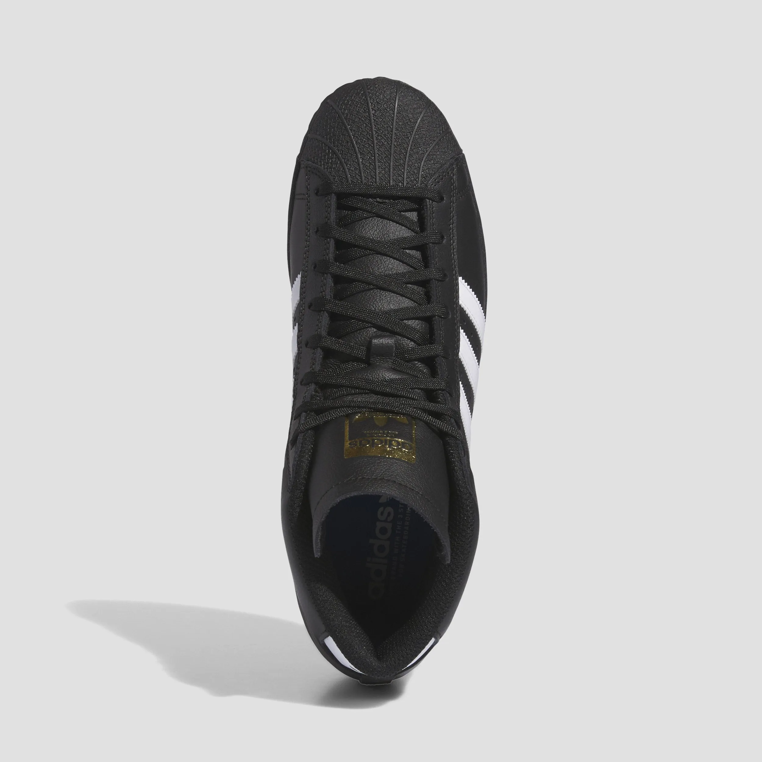adidas Pro Model ADV Skate Shoes Core Black / Cloud White / Gold Metallic