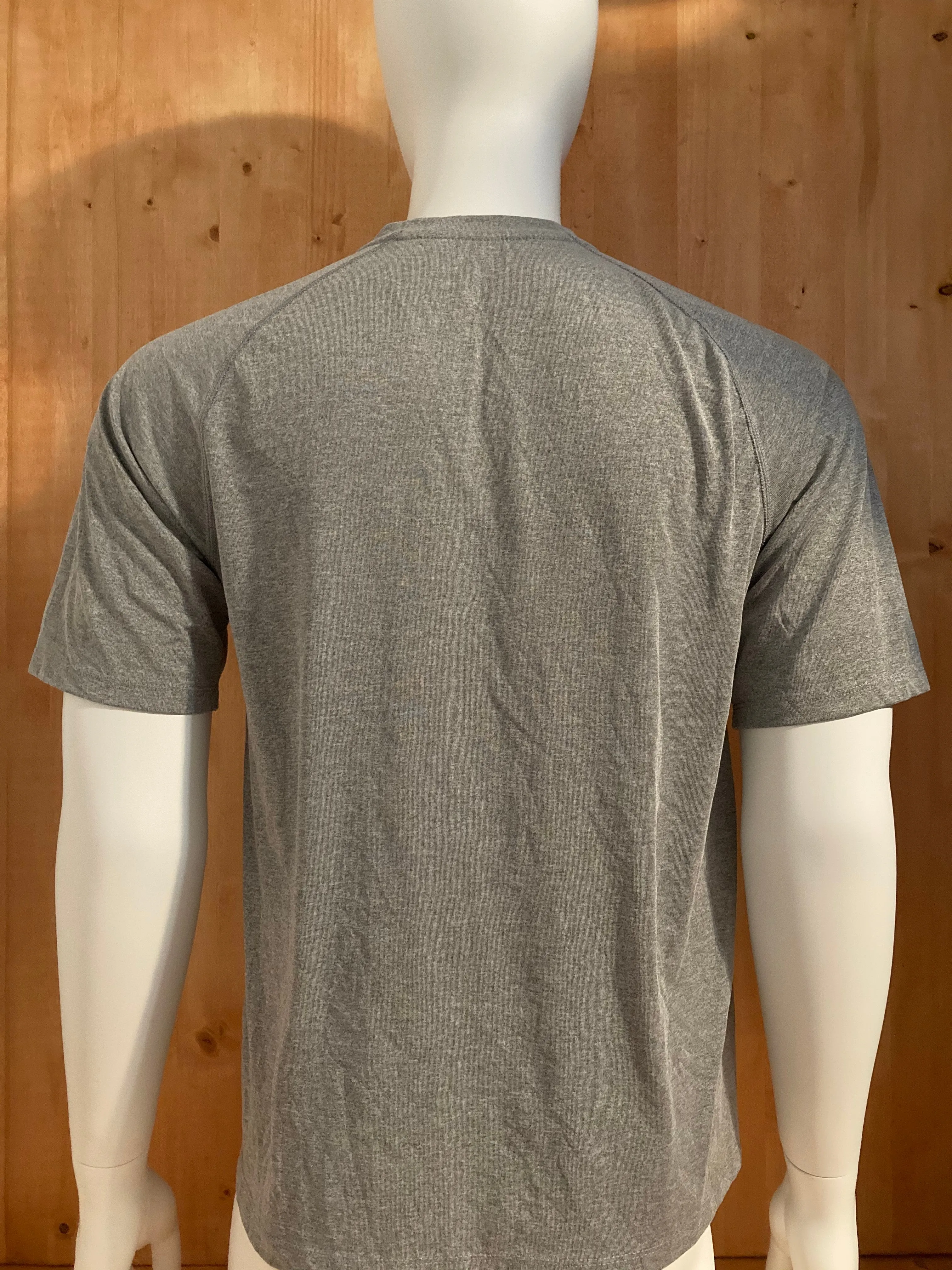 ADIDAS "COAST GUARD TRACK & FIELD" CLIMALITE Graphic Print Adult S Small SM Gray T-Shirt Tee Shirt