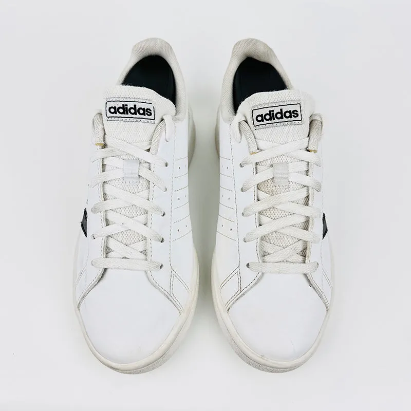 Adidas Women's Grand Court Base White Shoes - EE7968