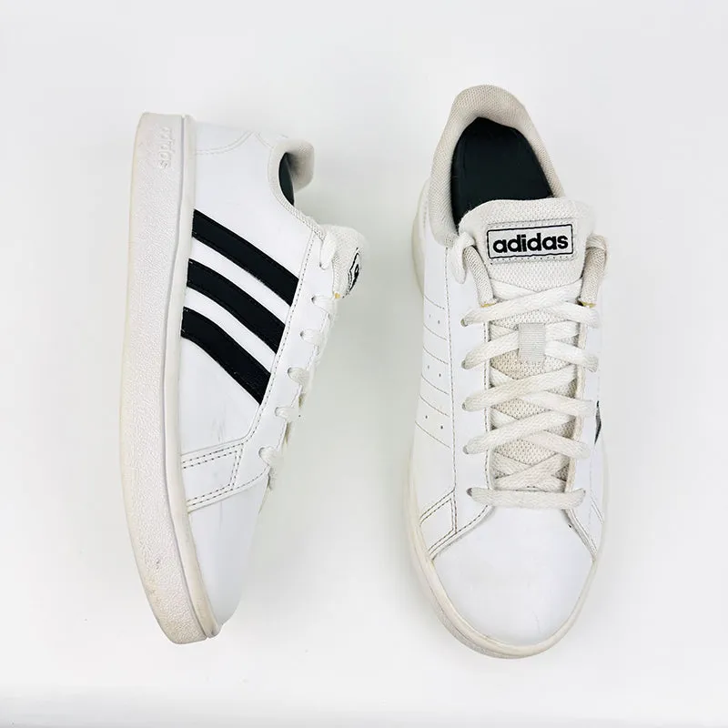 Adidas Women's Grand Court Base White Shoes - EE7968