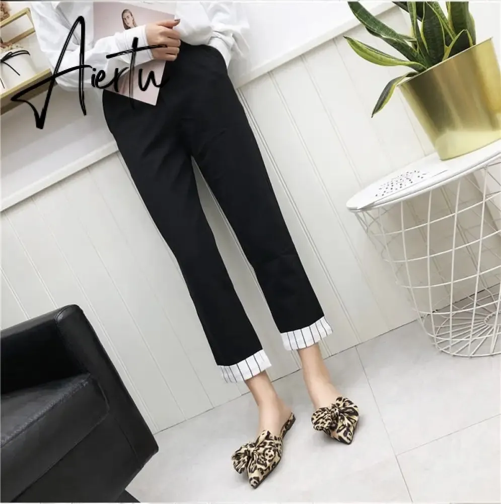 Aiertu Women Slippers Pointed Toe Leopard Bow Mules Shoes Slip On Fashion Outside Shallow Beach Shoes Slides Flats Heeled Size 35-40