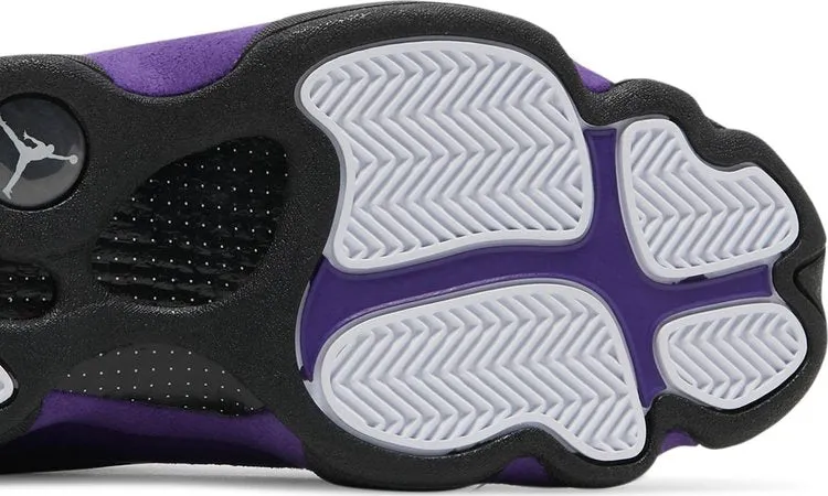 Air Jordan 13 Retro Court Purple Sneakers, Black