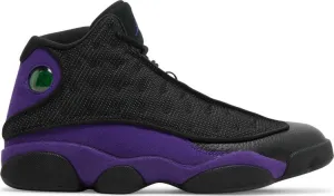 Air Jordan 13 Retro Court Purple Sneakers, Black
