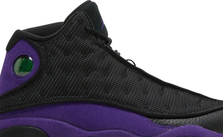 Air Jordan 13 Retro Court Purple Sneakers, Black