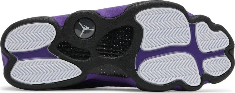 Air Jordan 13 Retro Court Purple Sneakers, Black