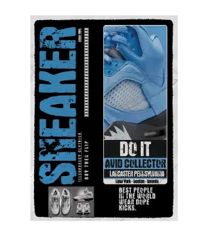 Air Jordan 5 “UNC” | illcurrency Black T-Shirt (SNEAKERS COLLECTOR)