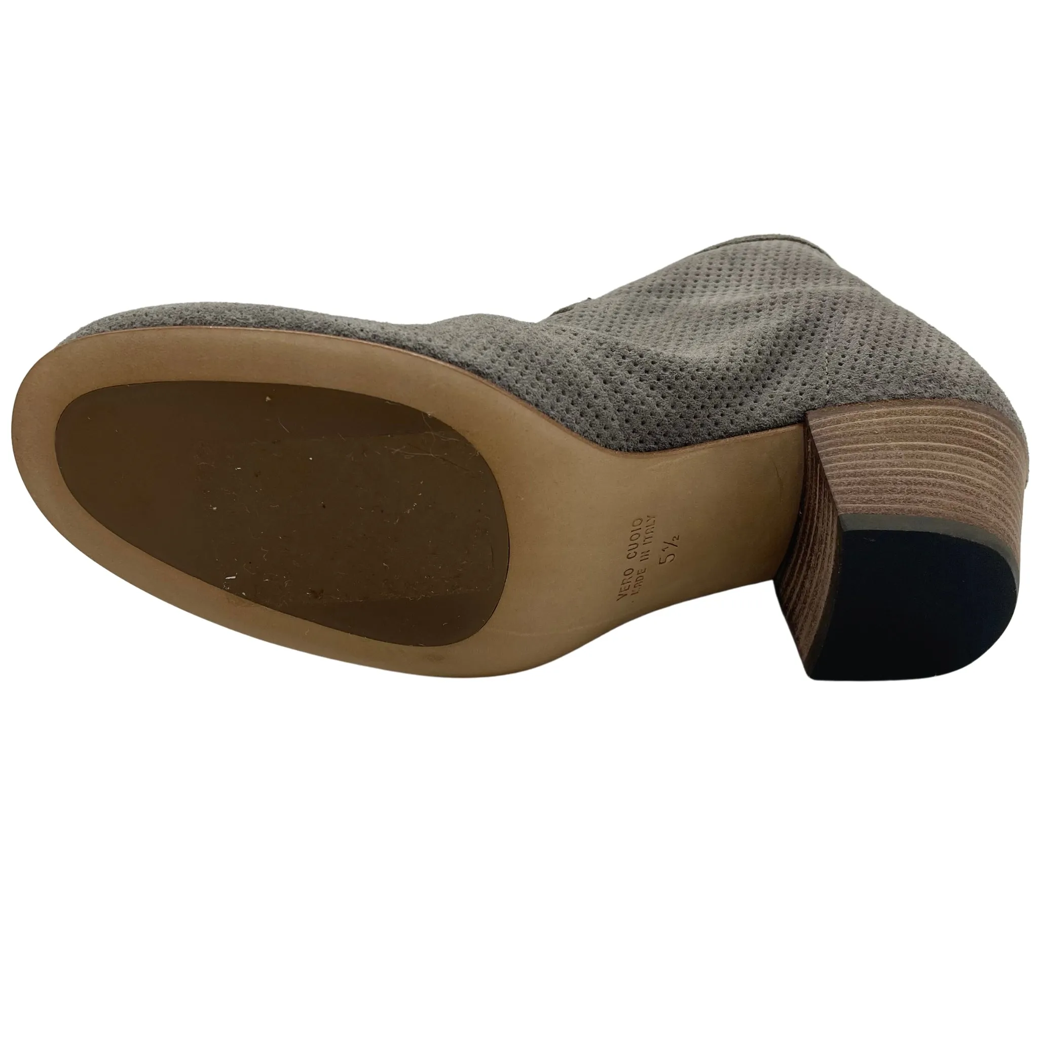 Aquatalia Gray Suede Booties
