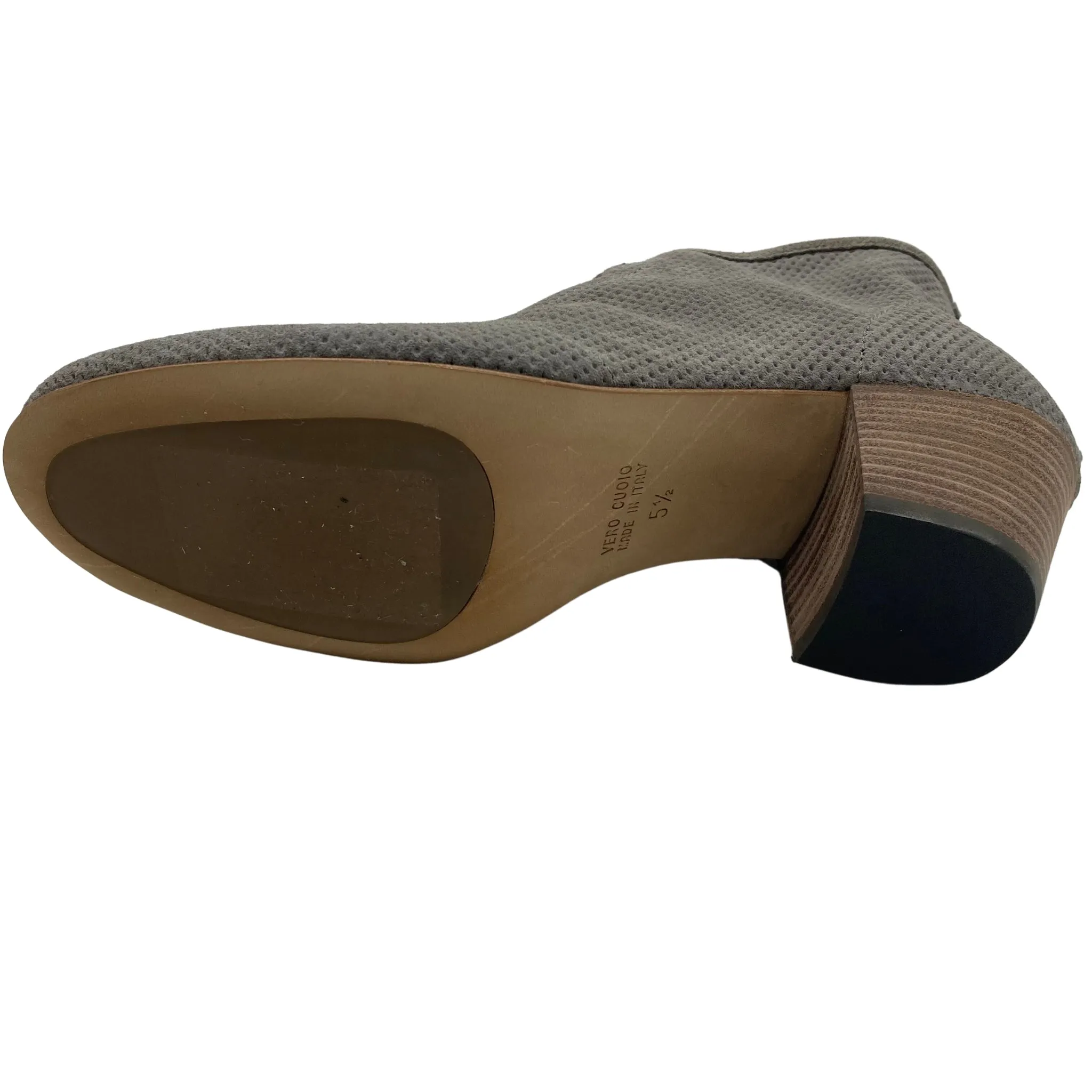 Aquatalia Gray Suede Booties
