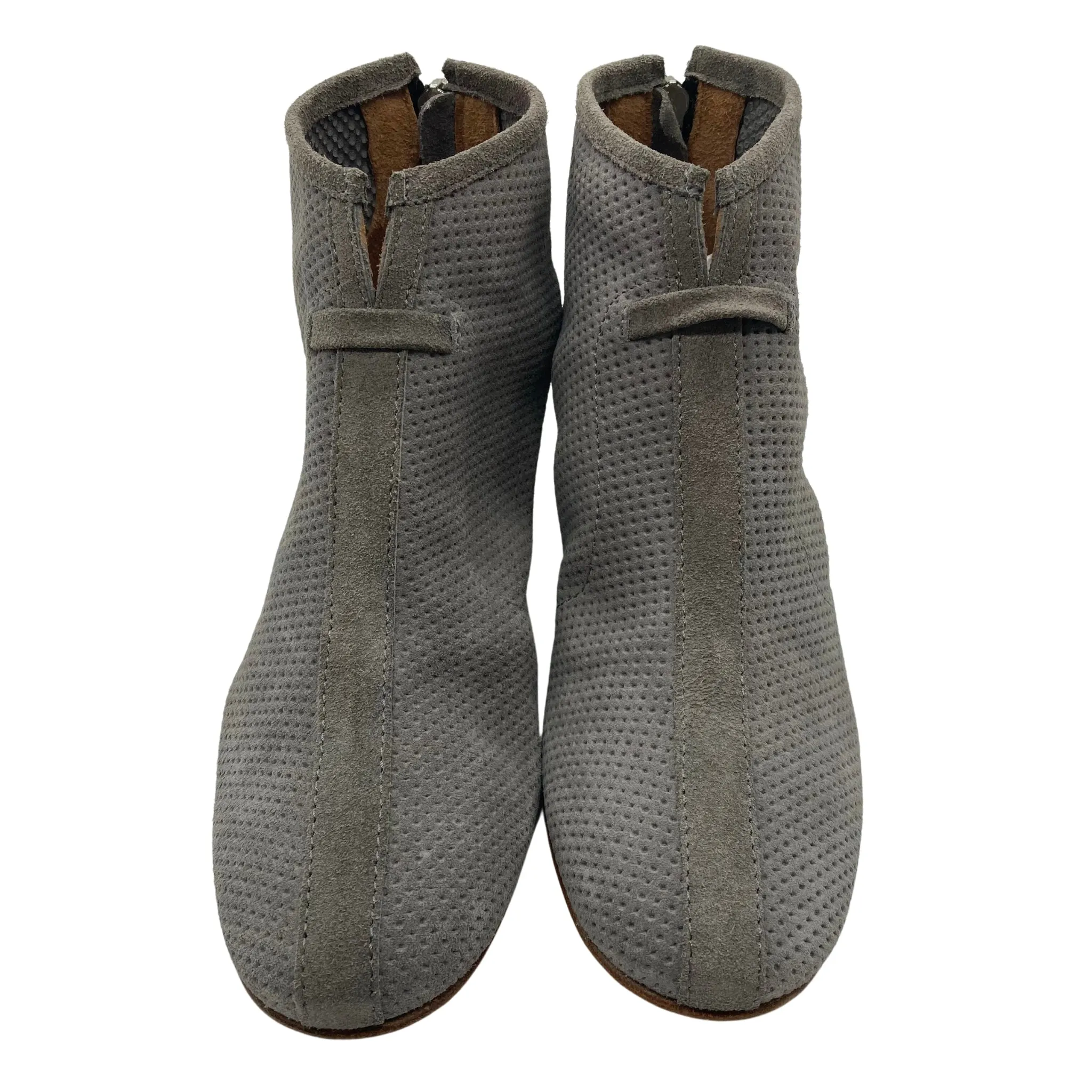 Aquatalia Gray Suede Booties
