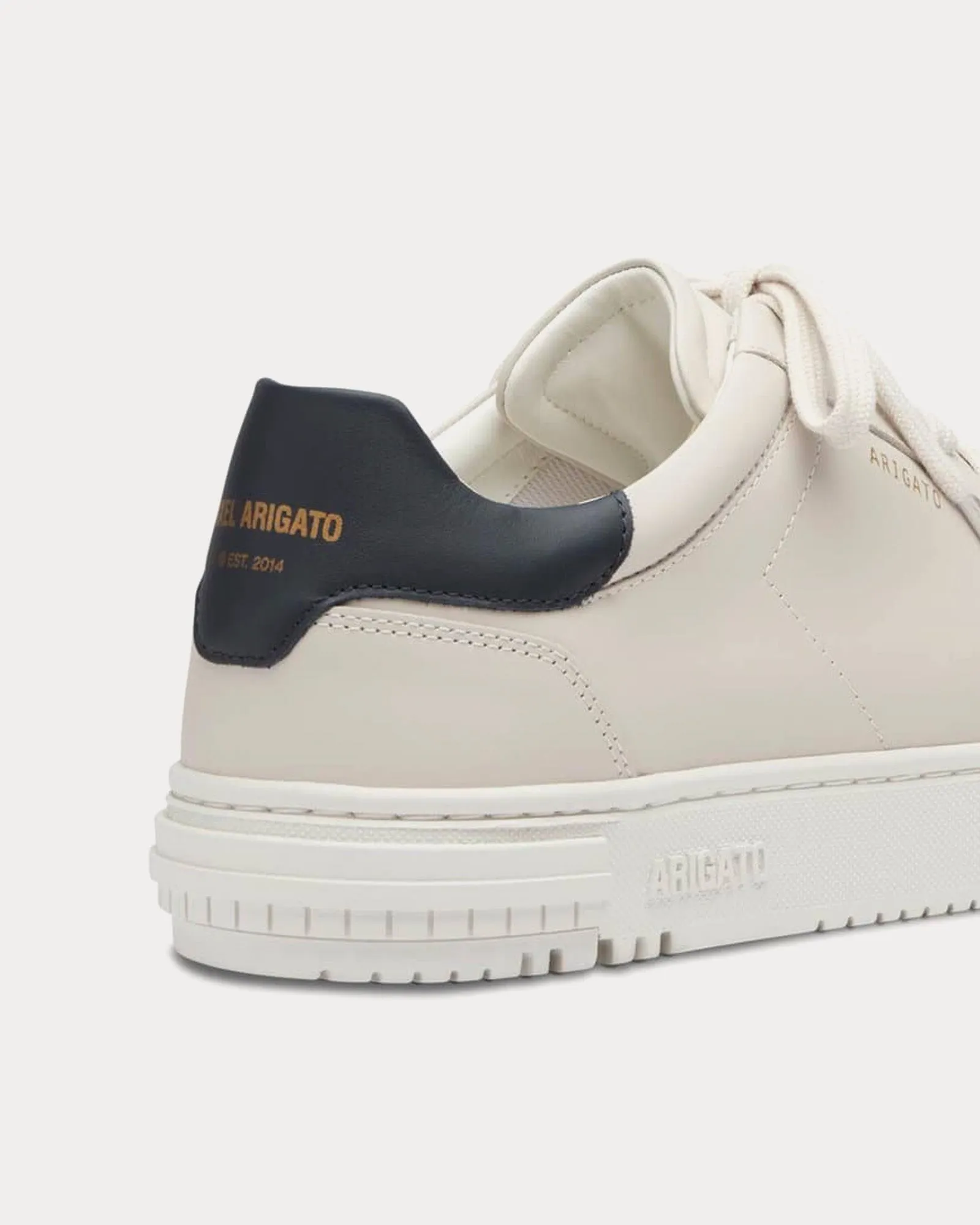 Atlas Off White / Dark Blue Low Top Sneakers