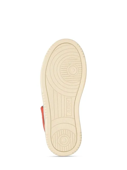 Autry   Medalist two-tone mid sneakers 