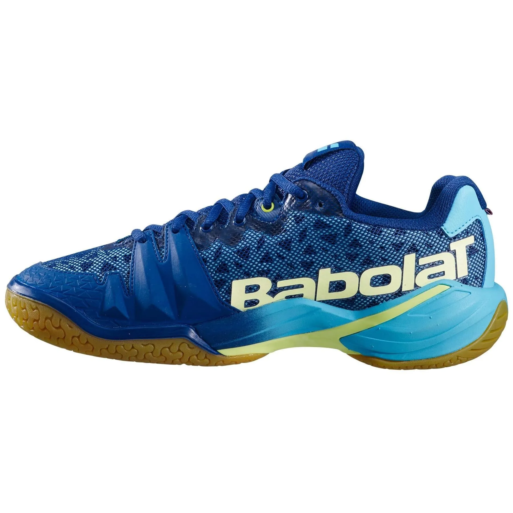Babolat Shadow Tour Badminton Shoes - Blue/Yellow