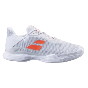 Babolat Women's Jet Tere Tennis Shoes White Living Coral