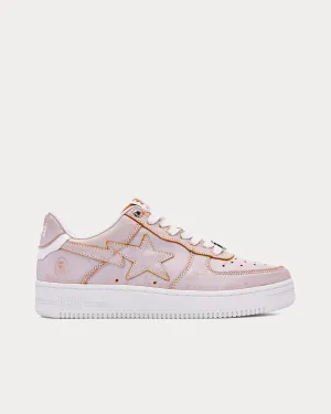 Bape Sta #5 Beige Low Top Sneakers
