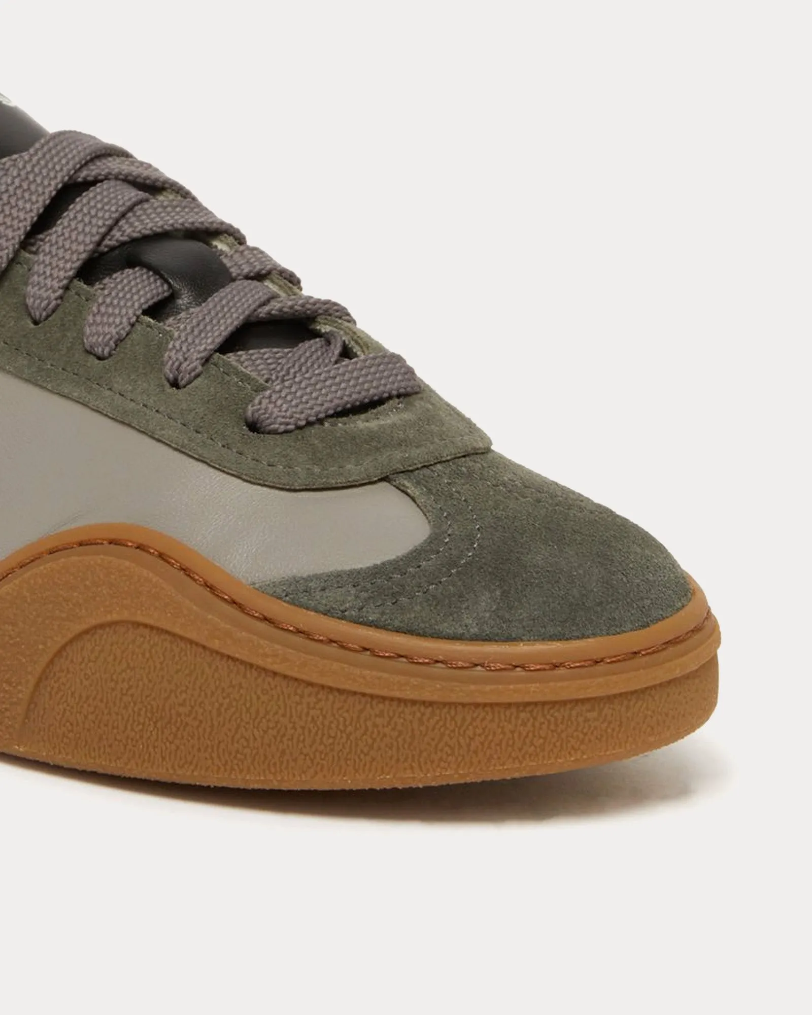 Bars Lace-Up Multi Grey Low Top Sneakers