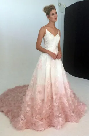 Beautiful A Line Lace Prom Dresses For Teens,Long Formal Evening Dresses DM792
