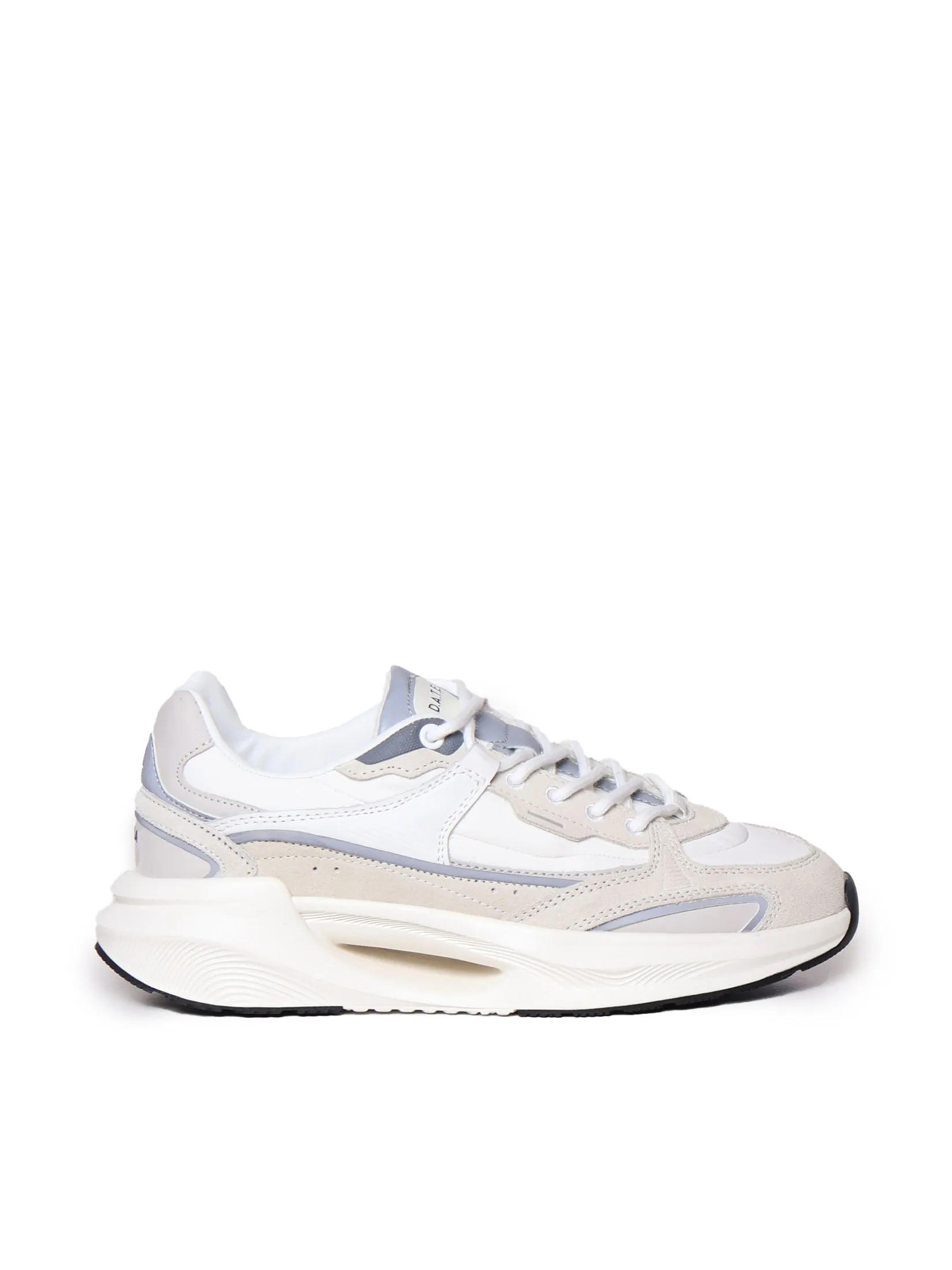 Beige and White Sailing Sneakers