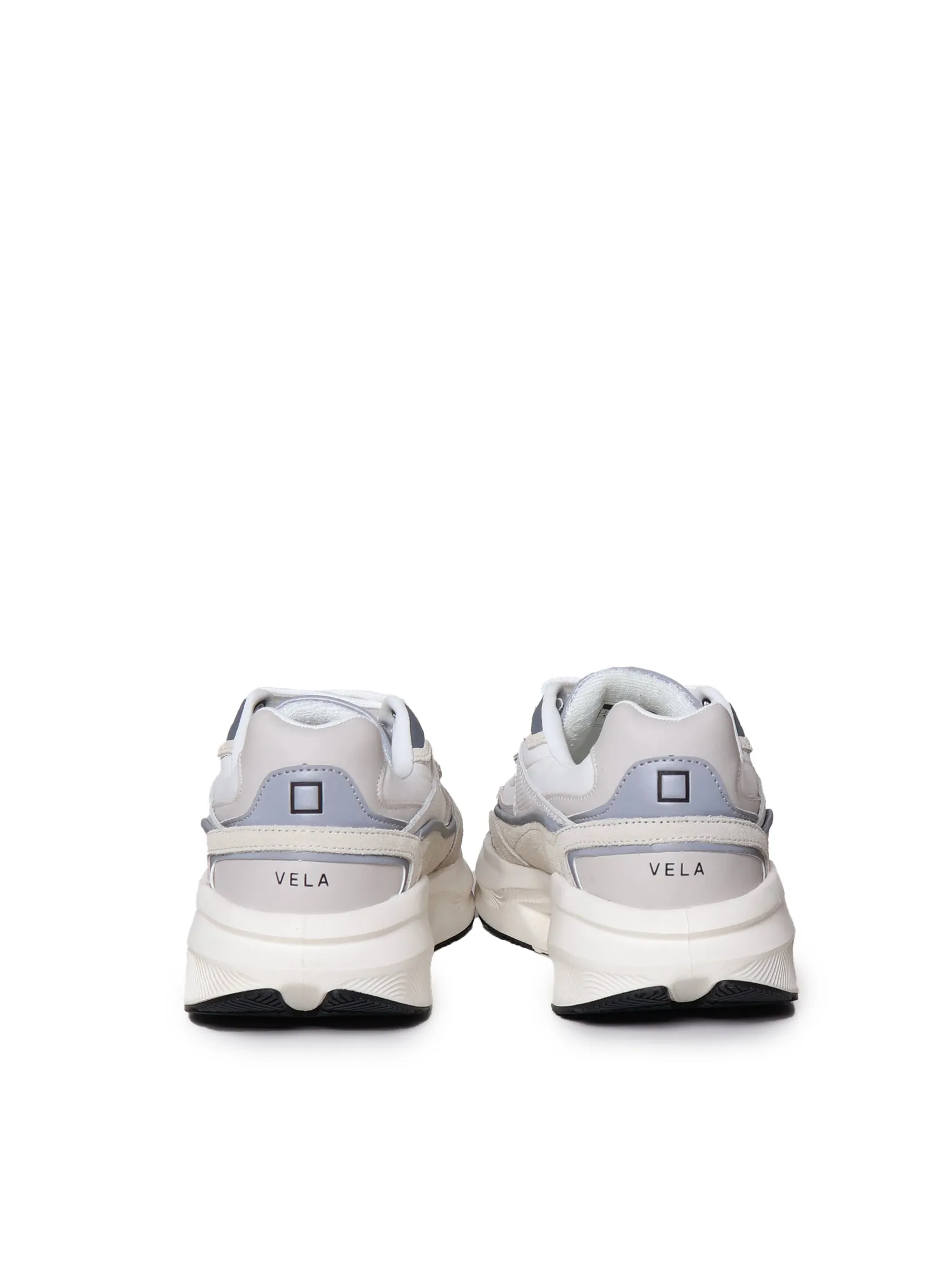 Beige and White Sailing Sneakers