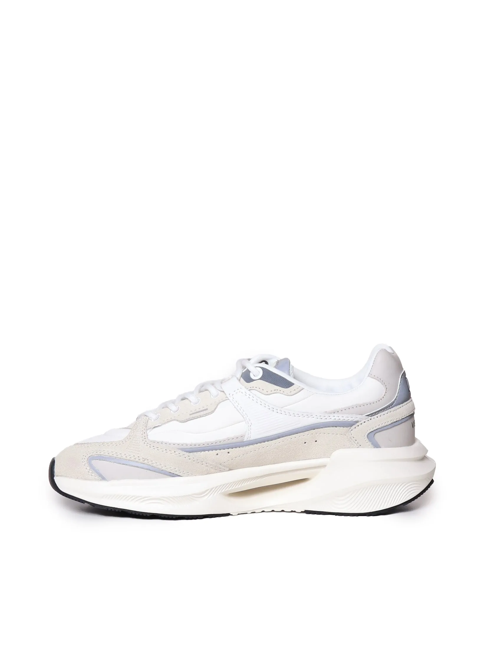 Beige and White Sailing Sneakers