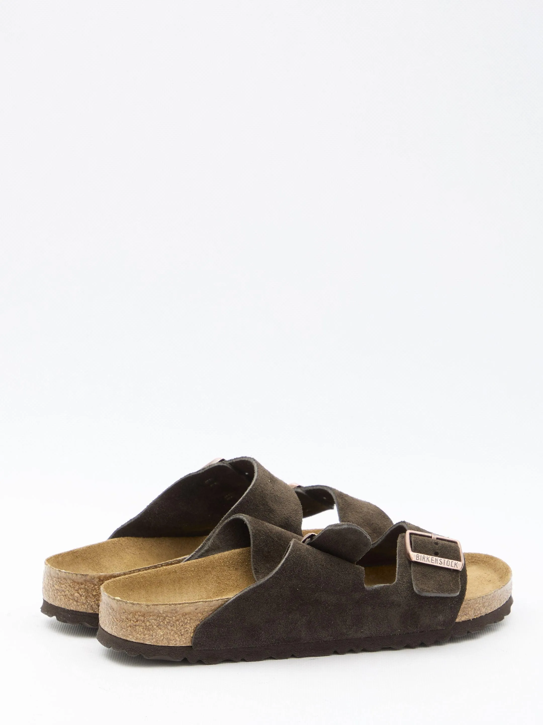 Birkenstock Arizona BS Sandals In Brown Mocha Suede