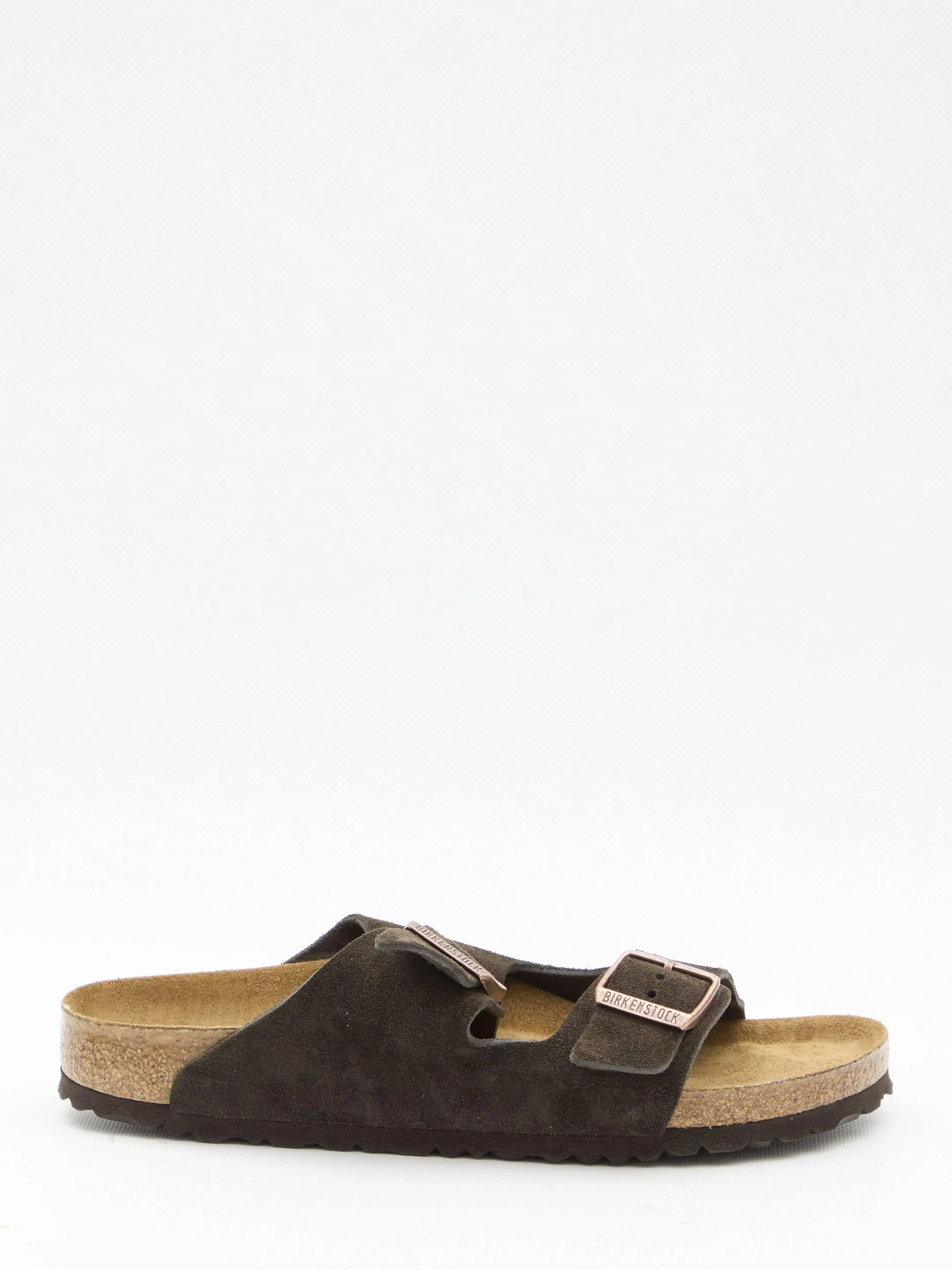 Birkenstock Arizona BS Sandals In Brown Mocha Suede