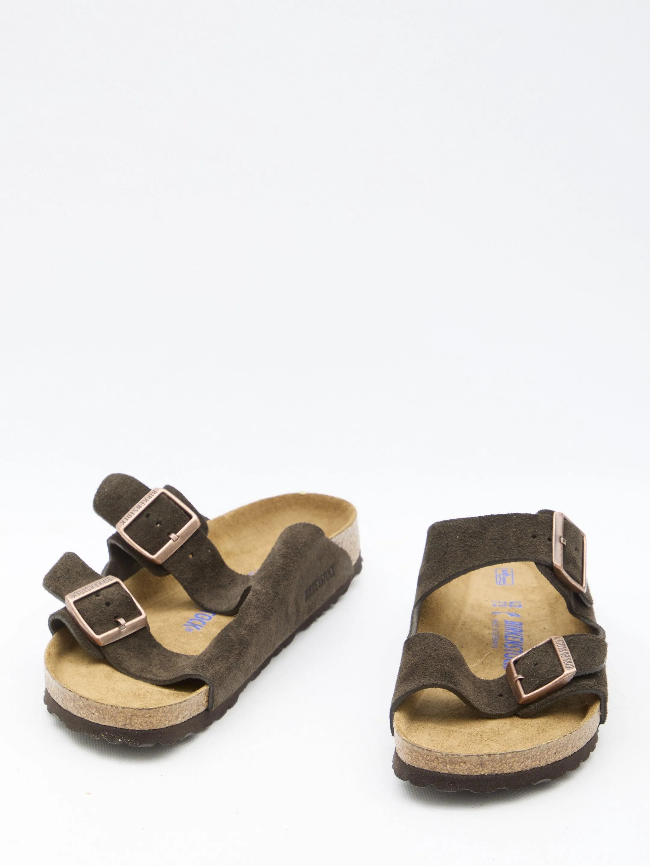 Birkenstock Arizona BS Sandals In Brown Mocha Suede