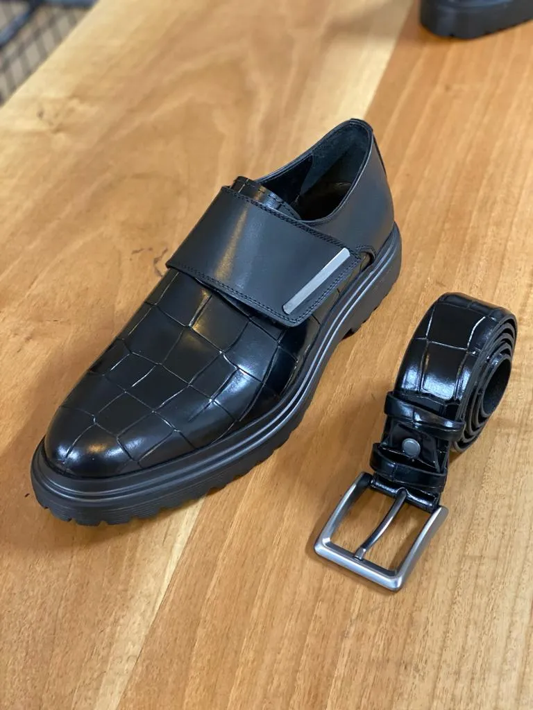 Black Buckle Shoes for Men by GentWith.com | Worldwide Shipping