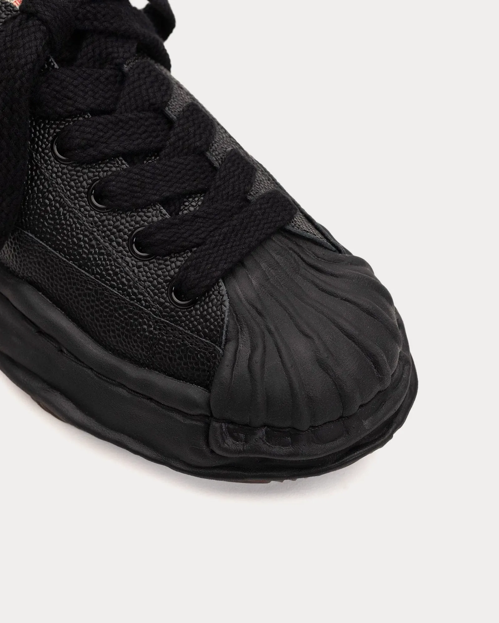 Blakey OG Sole Embossed Leather Black / Black Low Top Sneakers