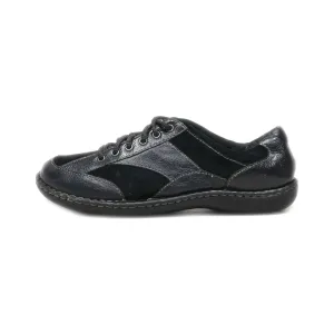 Born Lace Ups Suede Black Colour For Women