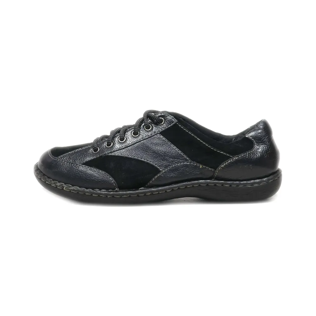 Born Lace Ups Suede Black Colour For Women