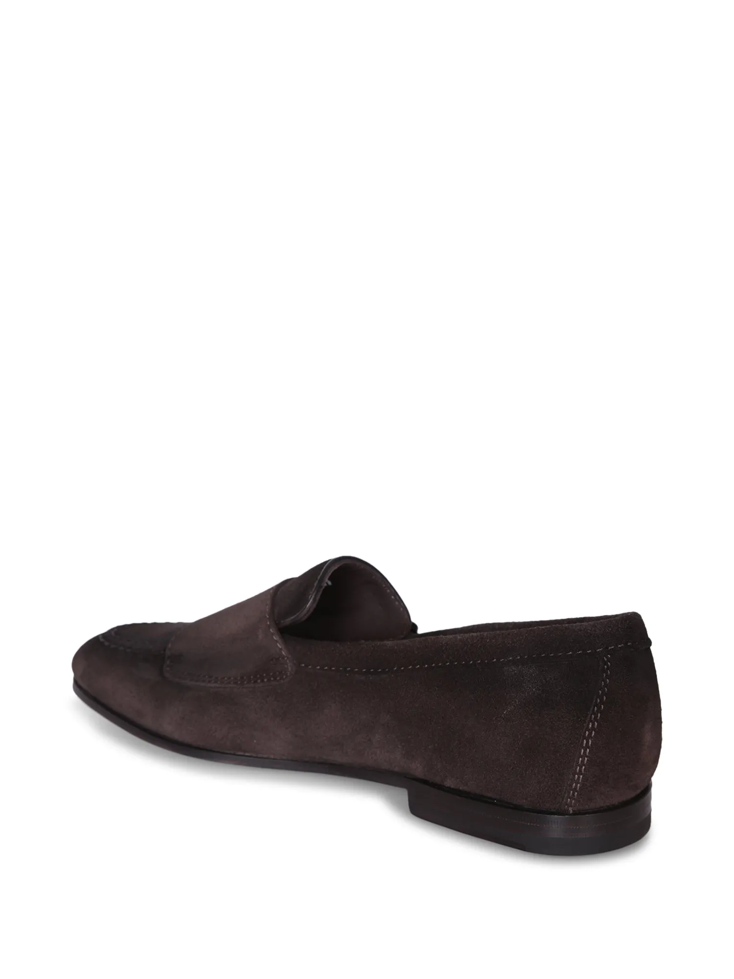 Brown Suede Loafer Monkstrap Dong TDM