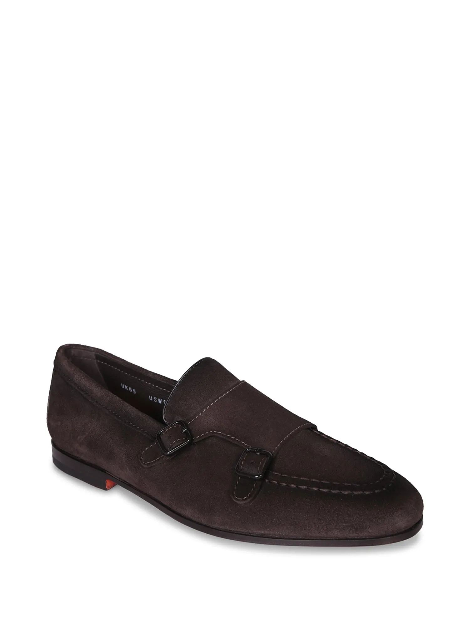 Brown Suede Loafer Monkstrap Dong TDM