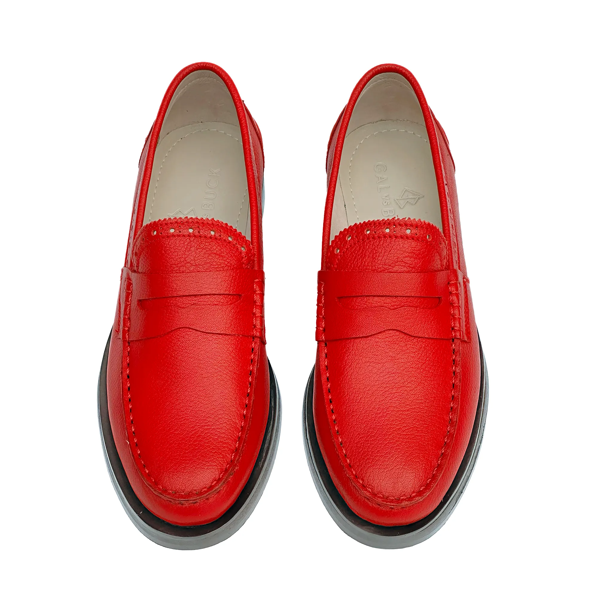Burly Loafer Cherry Red