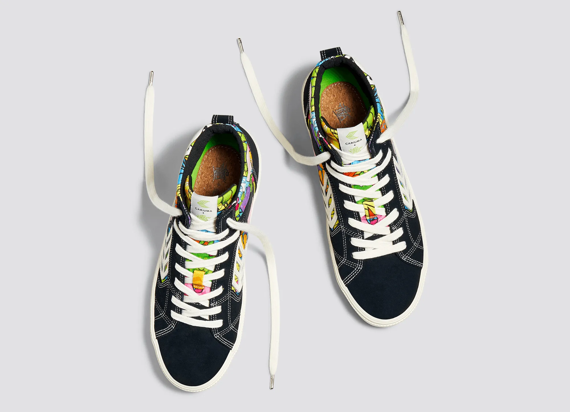 CATIBA PRO High Black Suede Toz Canvas Sneaker Women