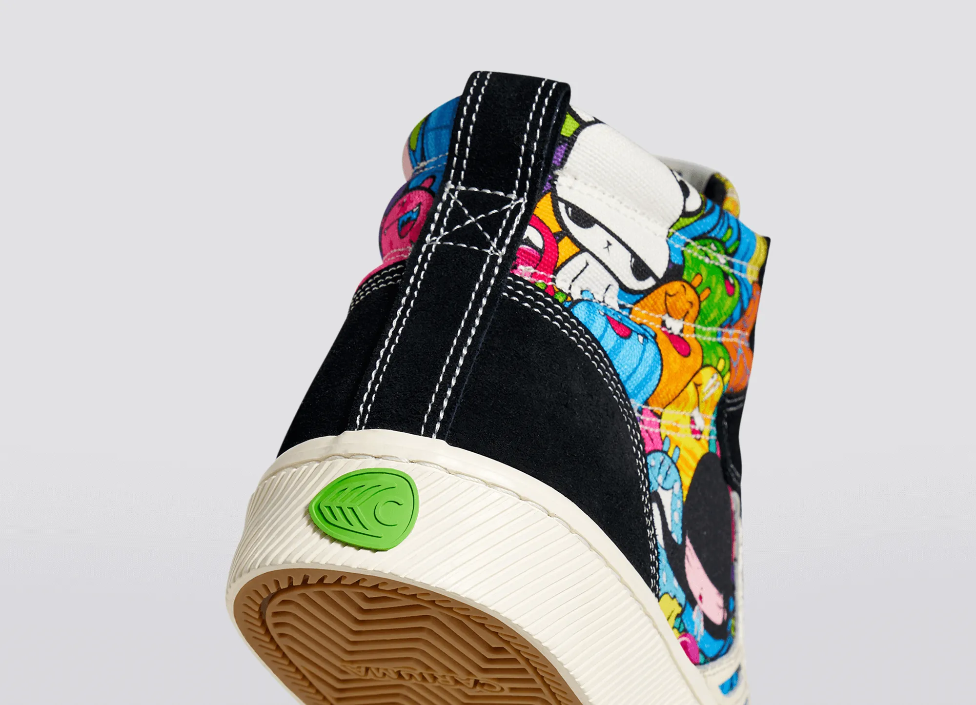 CATIBA PRO High Black Suede Toz Canvas Sneaker Women