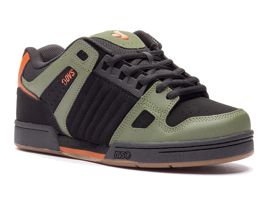 Celsius Black Olive Orange Nubuck