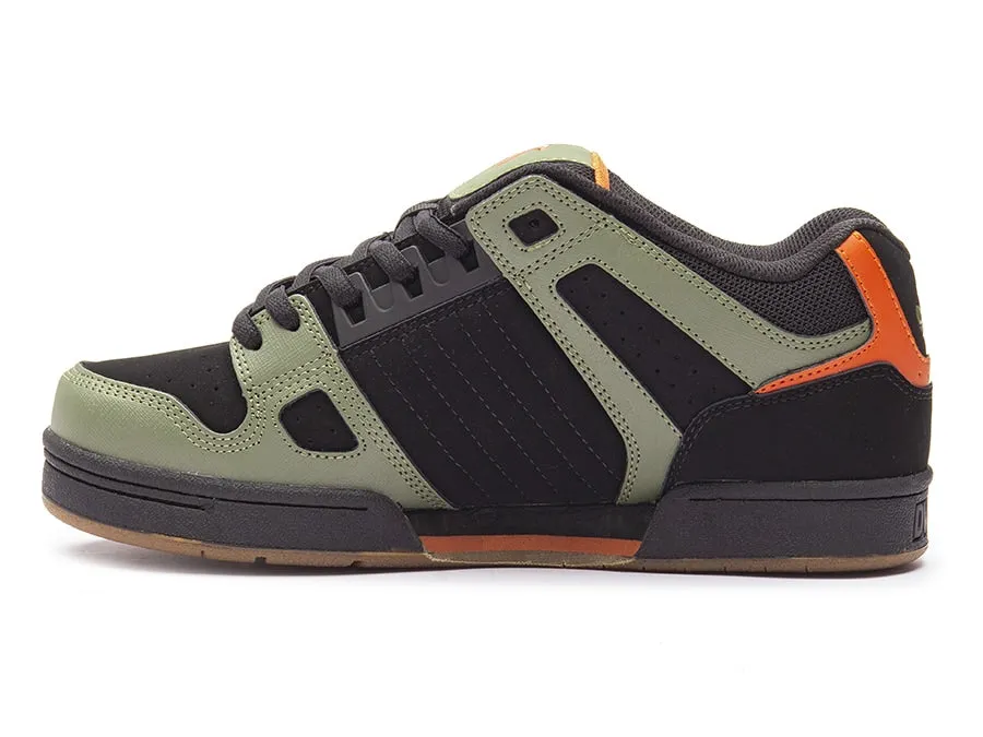Celsius Black Olive Orange Nubuck