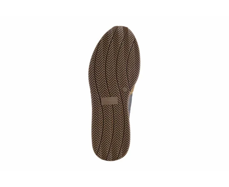 Chamois and Khaki Men&#039;s Trainers - NIRRANDA